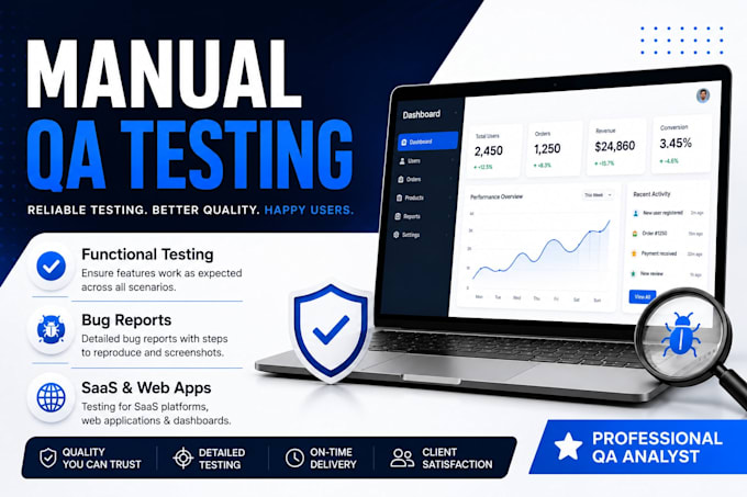 perform manual QA testing for your web application