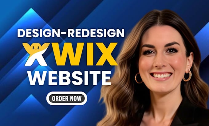 design a modern wix website, redesign wix site, or build wix business website