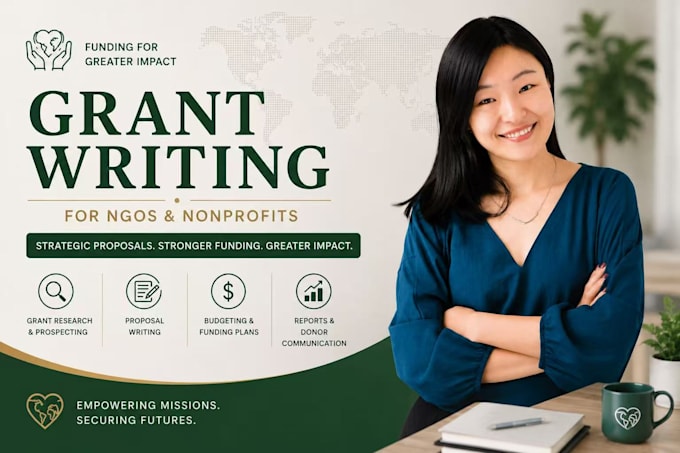 write and apply for grants