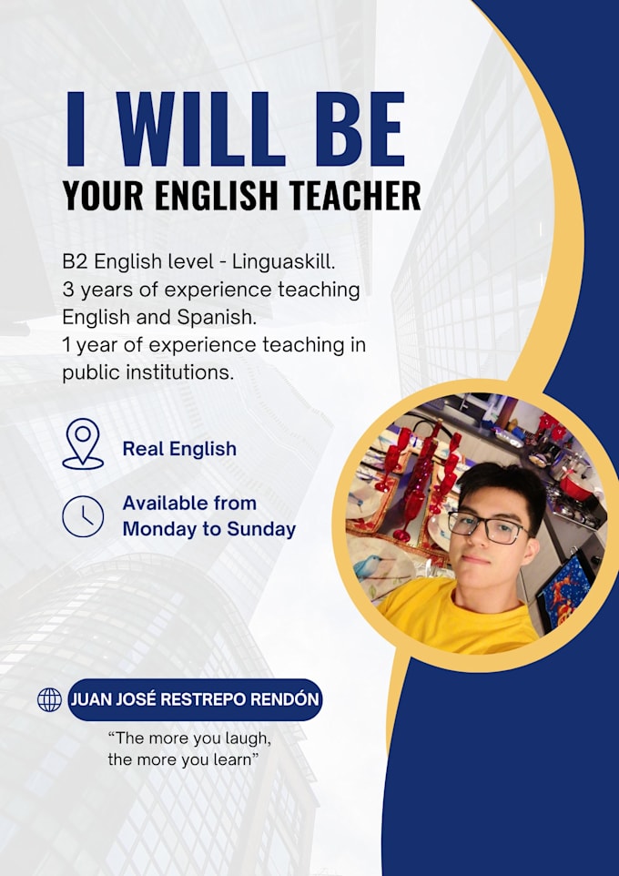 be your english teacher