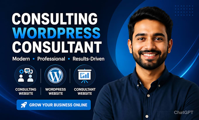 design a professional wordpress consultant website