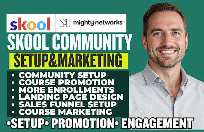 setup skool community skool courses skool promotion