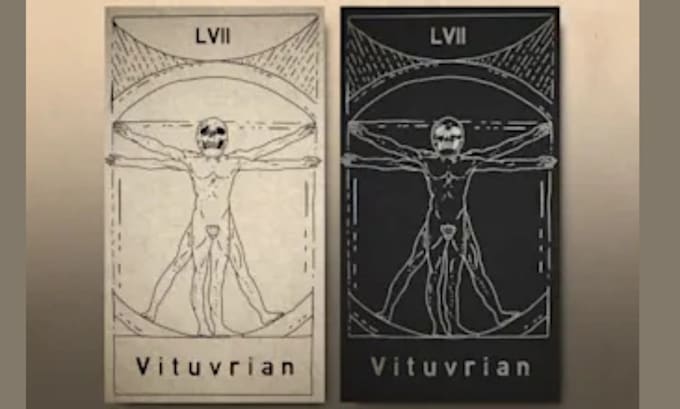 draw illustration for tarot and card game