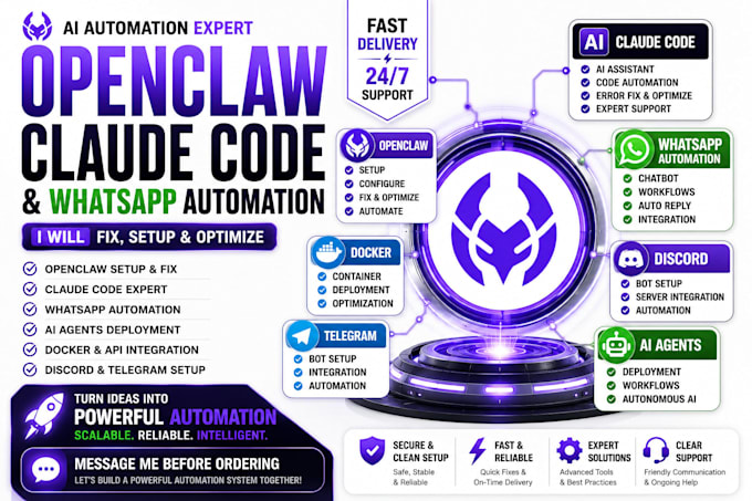 fix ai openclaw clawbot setup and install openclaw whatsapp openclaw claude code