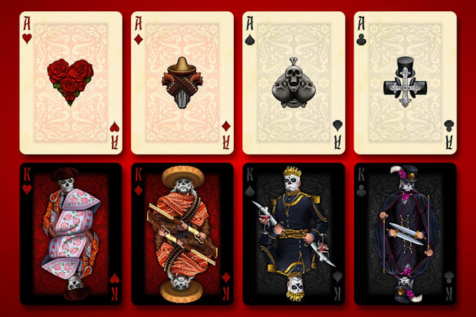 design card game artwork UI frames and game assets