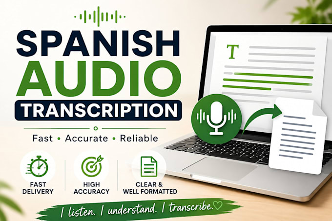hola hago transcripciones de audio a texto digital