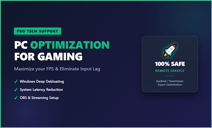 optimize your PC for gaming and boost your fps