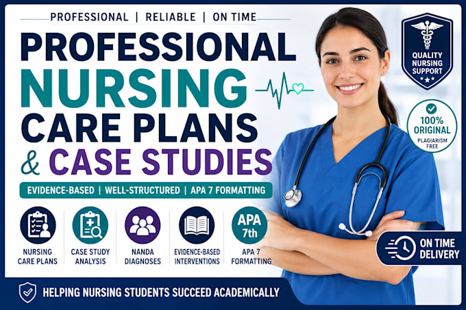 create professional nursing care plans and case studies