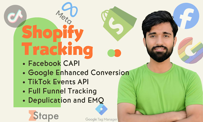 setup shopify tracking with meta capi, google ads and tiktok api