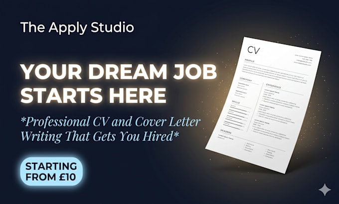 help students and professionals write cvs