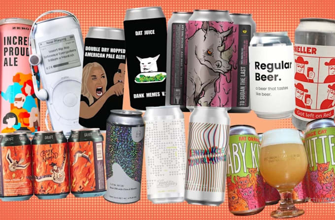 make best beer can or bottle label design