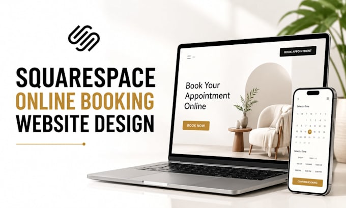 build squarespace website redesign squarespace online booking development
