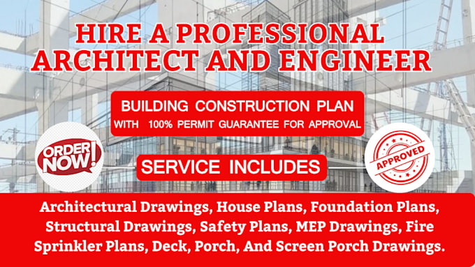architectural engineering stamp floor plan mep deck porch structural engineer