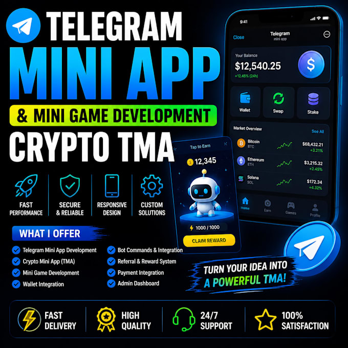 develop telegram mini app crypto telegram mini app telegram bot