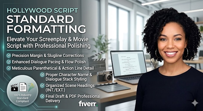 format, edit, and critique your movie script or screenplay