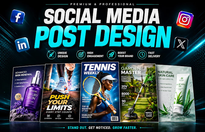 design high converting social media posts and facebook ads