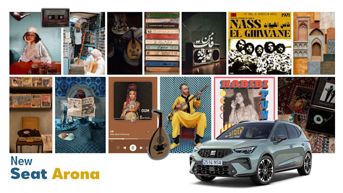 create a professional brand moodboard and visual direction