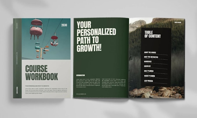 design interactive workbook, worksheet, and ebook design for your business