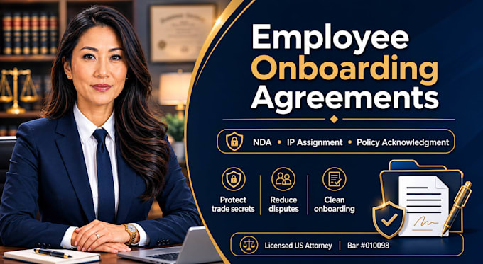write legally compliant employee onboarding agreements and nda forms