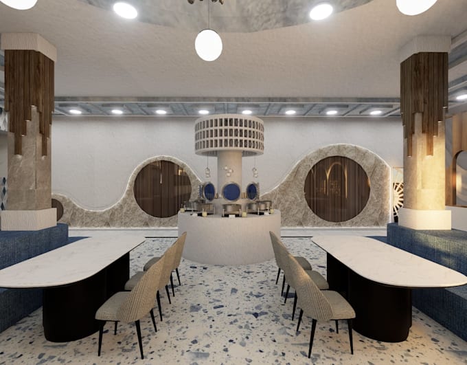 design commercial interiors with realistic 3d renders