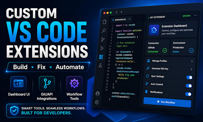 develop a custom vs code extension