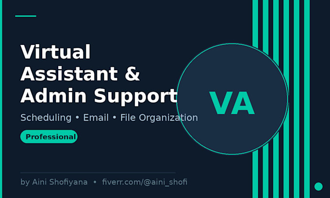 be your reliable virtual assistant for admin and scheduling tasks