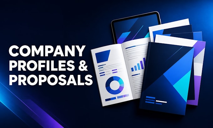 design professional company profile and business proposal