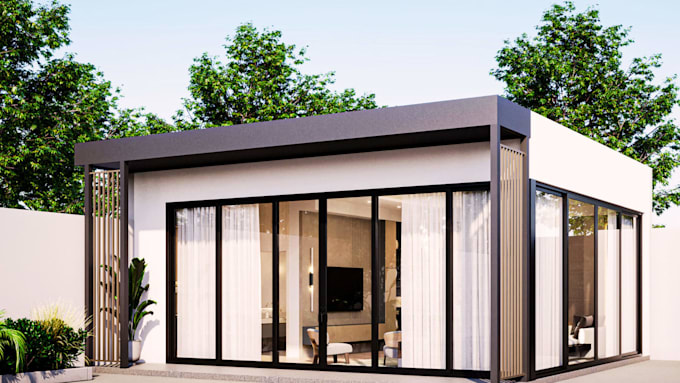 do 3d cgi for gazebo and golf courses, mini golf courses