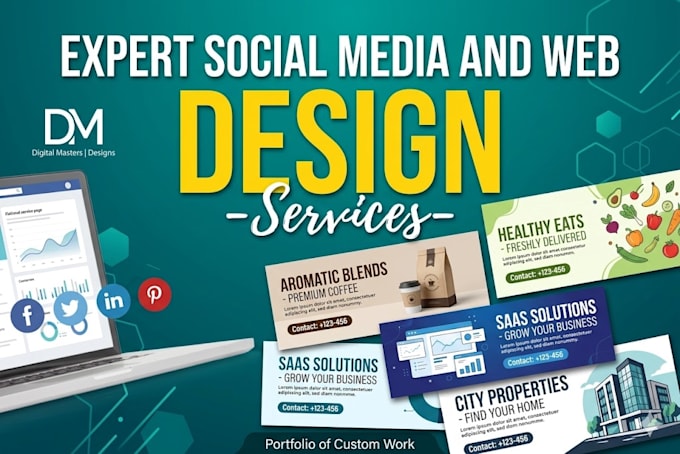 create unique social media posts and banner
