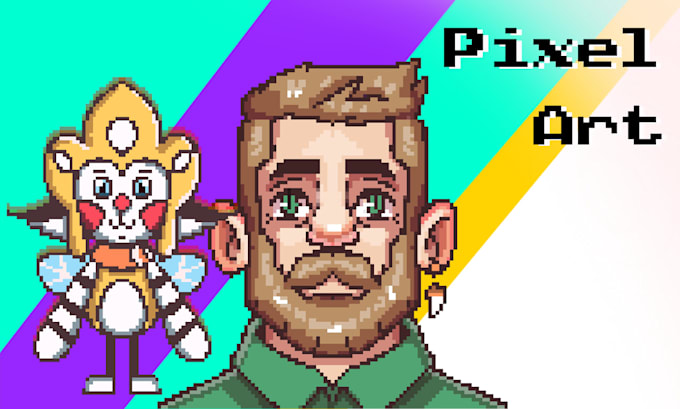 make pixel art sprite or animation
