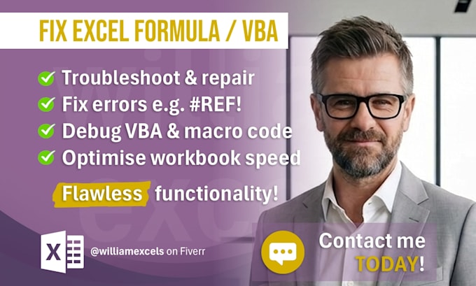 fix, repair or troubleshoot your excel formulas and vba
