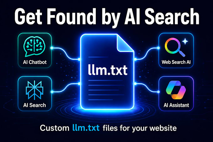create a custom llm txt file to boost your ai search visibility