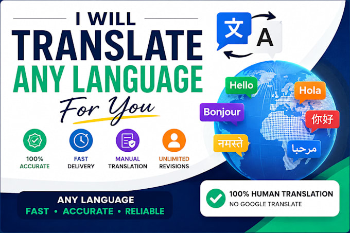 translate any language for you