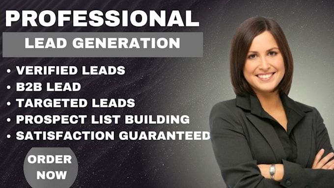 do b2b lead generation, linkedin lead, email list, prospect leads