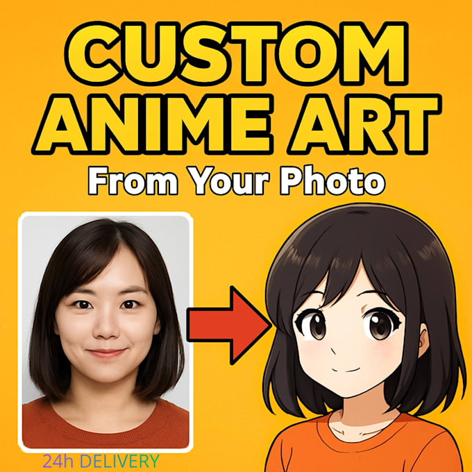 create custom anime art
