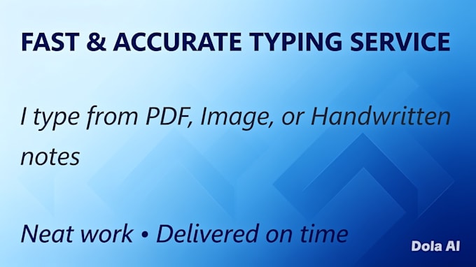 fast typing, data entry and copy paste for u