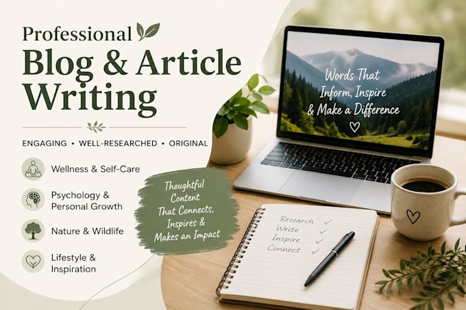 create content on emotional wellness and mindfullnes