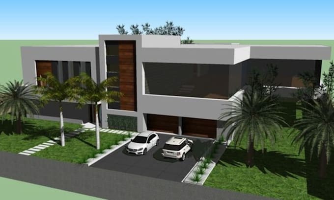 revit model, sketchup model, bim modeling, architectural model, 3d building
