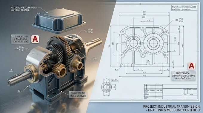 do professional mechanical drafting, 2d cad, and 3d modeling