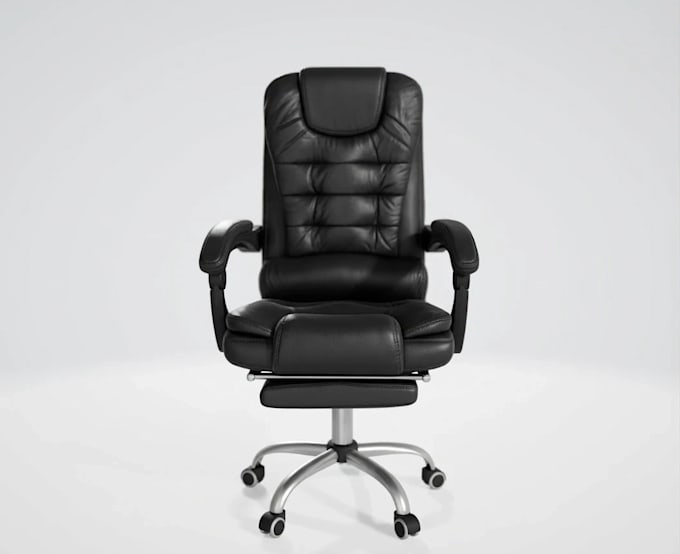 create realistic 3d office chair modeling and rendering for ergonomic and gaming