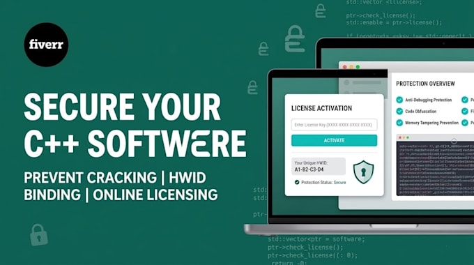 provide professional cpp software security and protection