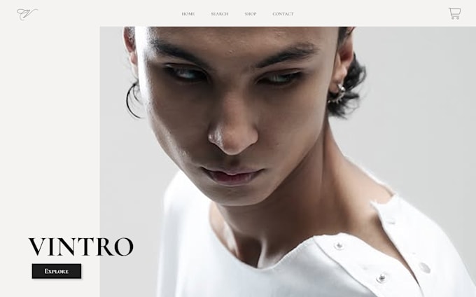 design a minimal and modern figma website UI UX