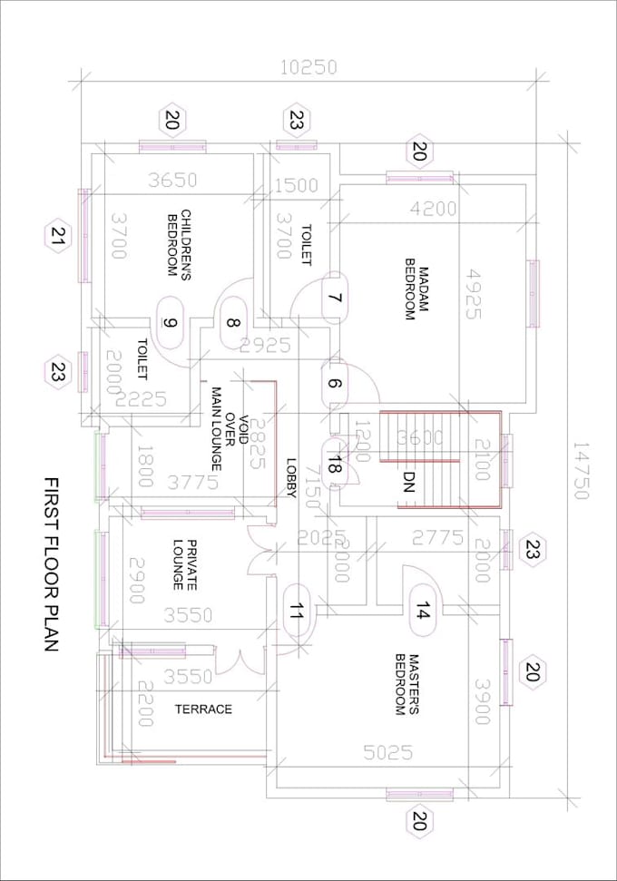 design an architectural plan for your house
