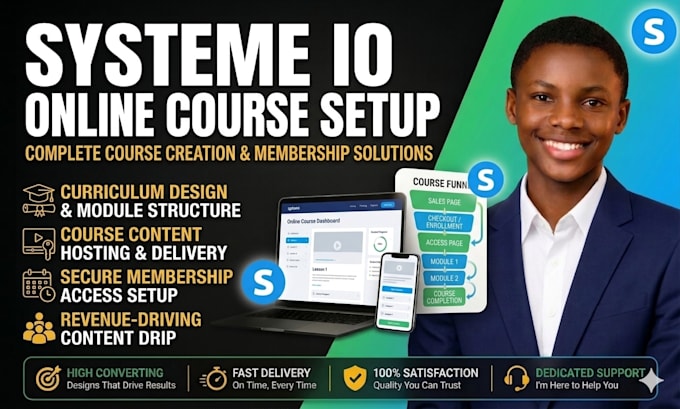 systeme io webite clickfunnel gohighlevel, samcart, funnelish, kajabi automation
