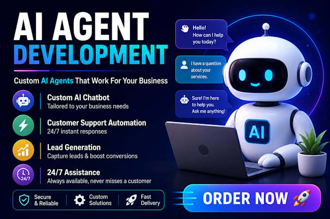 build a custom ai agent, chatbot, or ai support assistant