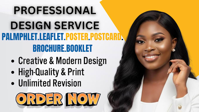 design pamphlet, leaflet, event poster, post card, brochure and booklet design