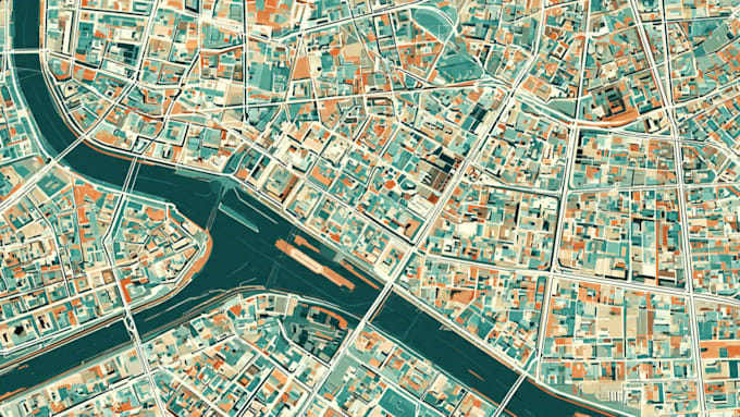 design unique vector map illustration or street map