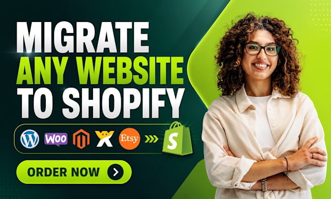 migrate wordpress to shopify, wix to shopify, woocommerce to shopify migration