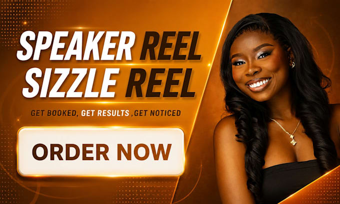 edit sizzle reel, speaker reel, showreel, demo reel video podcast editing
