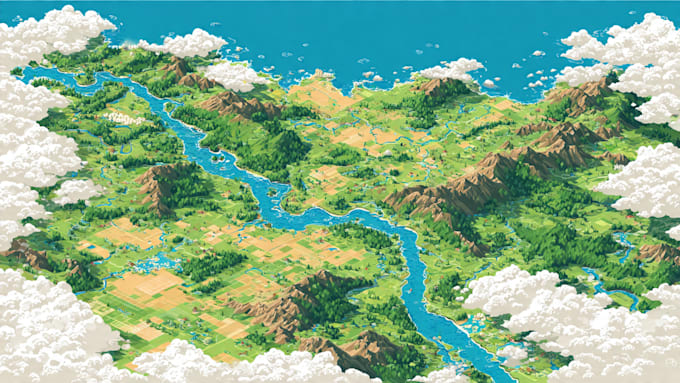 draw a vector map in illustrator